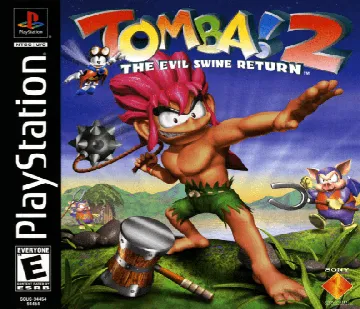 Tomba! 2 - The Evil Swine Return (US) box cover front